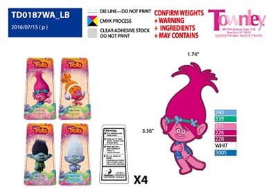 Label (Td0187wa Lb 0715  Label (trolls 4pack))